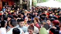 Thay đổi hình thức cướp lộc tại lễ hội Gióng đền Sóc ở Hà Nội
 