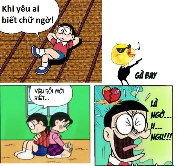 Ảnh Chế Doraemon Hài Hước Bựa Buồn Cười NGOÁC MIỆNG