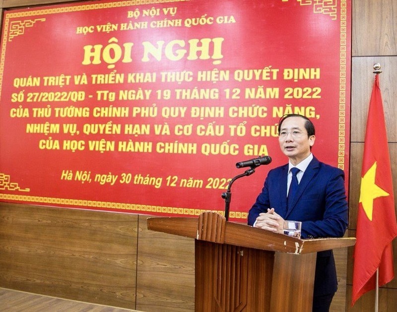 PGS.TS Nguyễn Bá Chiến làm Giám đốc Học viện Hành chính Quốc gia
