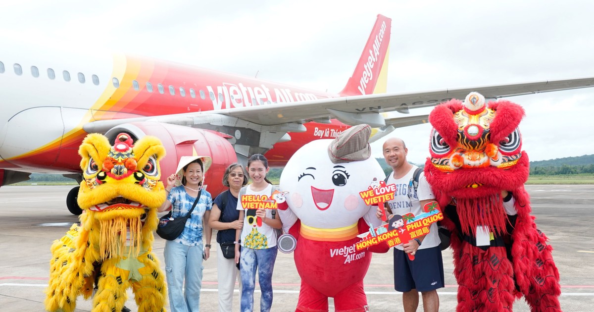 搭乘 Vietjet 航班從富國島、峴港直飛香港