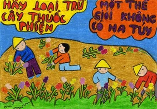 Ảnh: Tranh Cổ Động Phòng Chống Tệ Nạn Ma Túy Của Trẻ Em | Giáo Dục Việt Nam