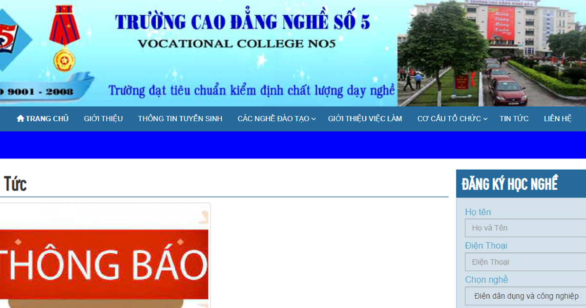 Đà Nẵng: Trường cao đẳng nghề số 5 dừng tuyển sinh, chấm dứt hoạt động |  Giáo dục Việt Nam