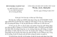 Giáo viên kiêm nhiệm tổ trưởng chuyên môn yên tâm sẽ được giảm 3 tiết/tuần