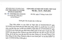 Bộ GD&ĐT lấy ý kiến trên Temis về chế độ làm việc, tôi có một số góp ý
