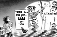Đã học 2 buổi ở trường mà để ngỏ dạy thêm ngoài nhà trường là điều đáng lo ngại