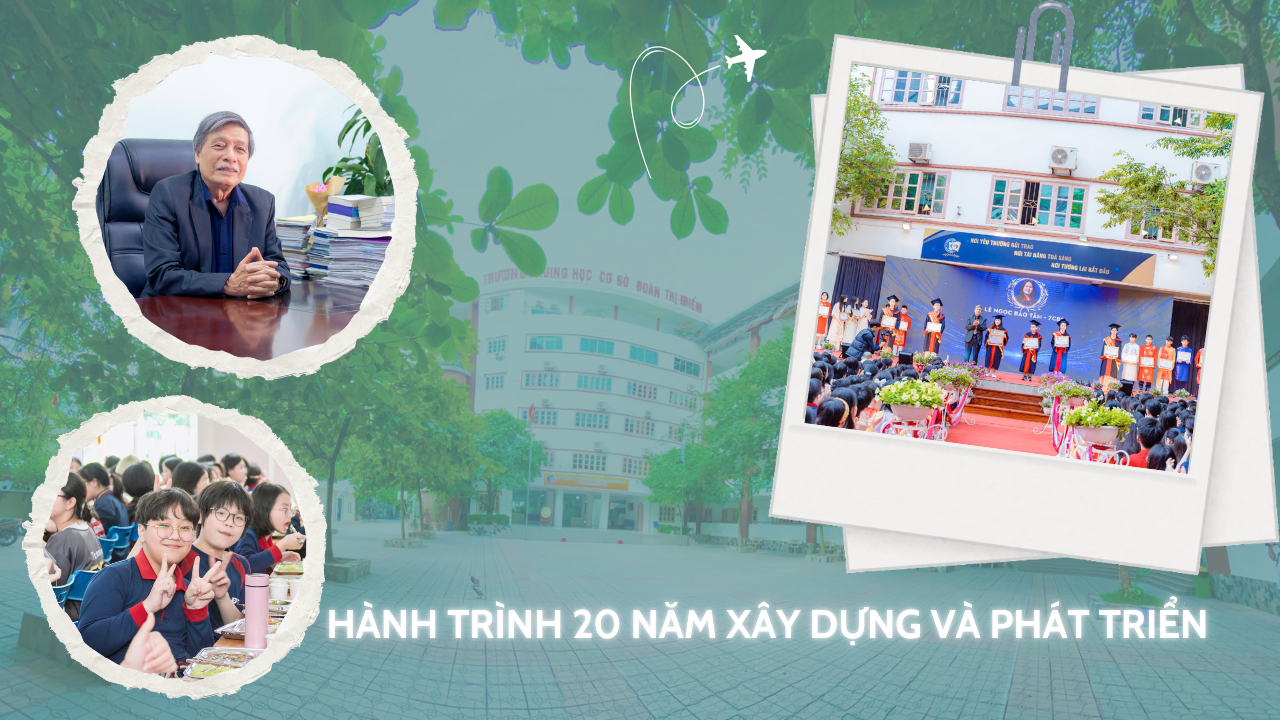 Hành trình 20 năm Trường THCS Đoàn Thị Điểm: Đón đầu xu thế hội nhập quốc tế