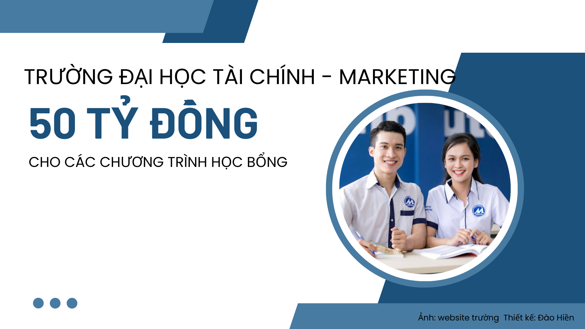 Năm 2025, học bổng của ĐH Tài chính - Marketing tăng cả số lượng và tổng giá trị