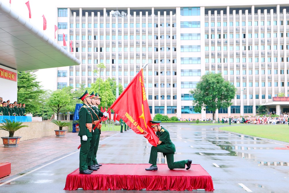 Đại diện học viên tuyên thệ trong Lễ tốt nghiệp năm 2024. Ảnh: NTCC IMG_6023.jpeg
