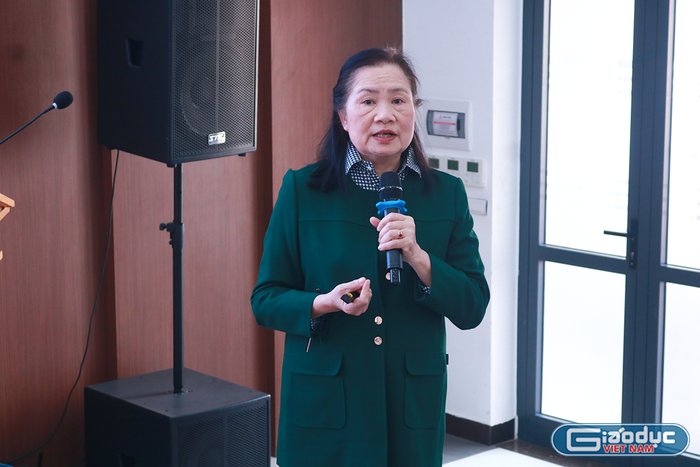 Cô Nguyễn Bích Lưu - Phó Chủ tịch Hội Điều dưỡng Việt Nam, Chủ tịch Chi hội Giáo viên Điều dưỡng Việt Nam, Phó Chủ nhiệm phụ trách Khoa Điều dưỡng (Trường Đại học Kinh doanh và Công nghệ Hà Nội). Ảnh: giaoduc.net.vn gdvn-13-2472.png