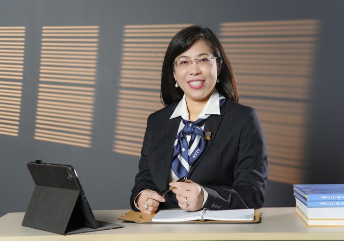 Tiến sĩ Trần Ái Cầm, Hiệu trưởng Trường Đại học Nguyễn Tất Thành. (Ảnh: NTCC) ts-tran-ai-cam-6636-9695.jpg