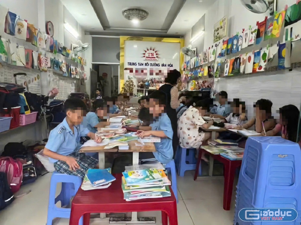 Một hoạt động dạy thêm, học thêm trên địa bàn Thành phố Hồ Chí Minh (ảnh minh họa: V.D) gdvn_TRANGNGUYEN1412.jpg