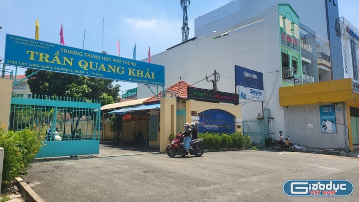 Trường trung học phổ thông Trần Quang Khải, Quận 11, Thành phố Hồ Chí Minh. Ảnh minh họa: V.D gdvn-tqk3.jpg