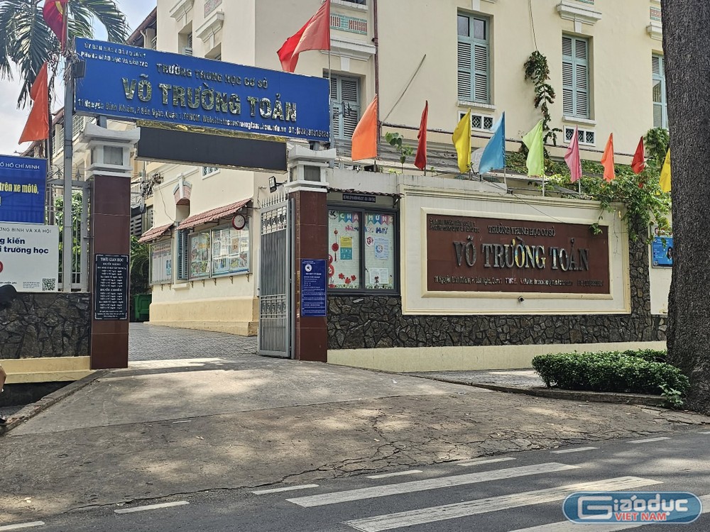 Trường trung học cơ sở Võ Trường Toản. Ảnh: V.D gdvn-THCSVTTQ1.jpg