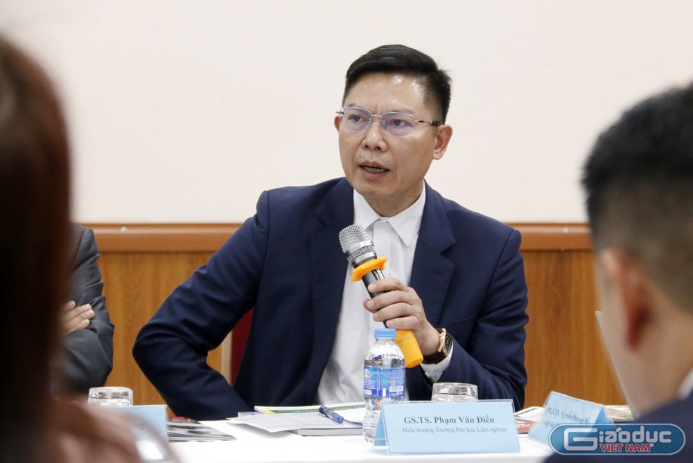 Giáo sư, Tiến sĩ Phạm Văn Điển - Hiệu trưởng Trường Đại học Lâm nghiệp đề xuất 3 nội dung. GDVN_lâm nghiệp.jpg