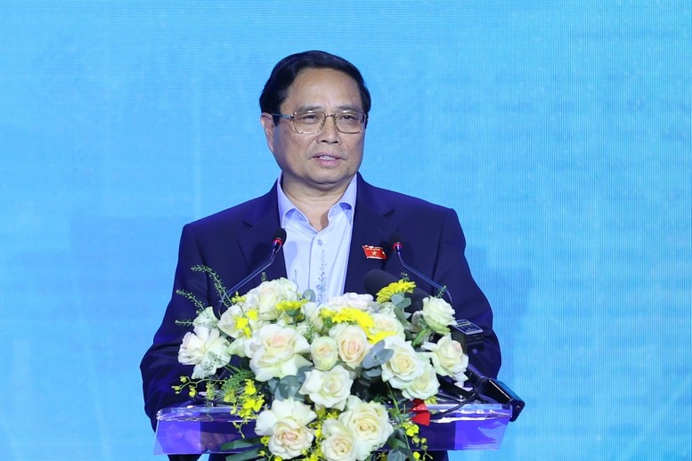 Thủ tướng Chính phủ Phạm Minh Chính phát biểu chỉ đạo Hội nghị. Ảnh: VGP/Nhật Bắc anh 3.jpg