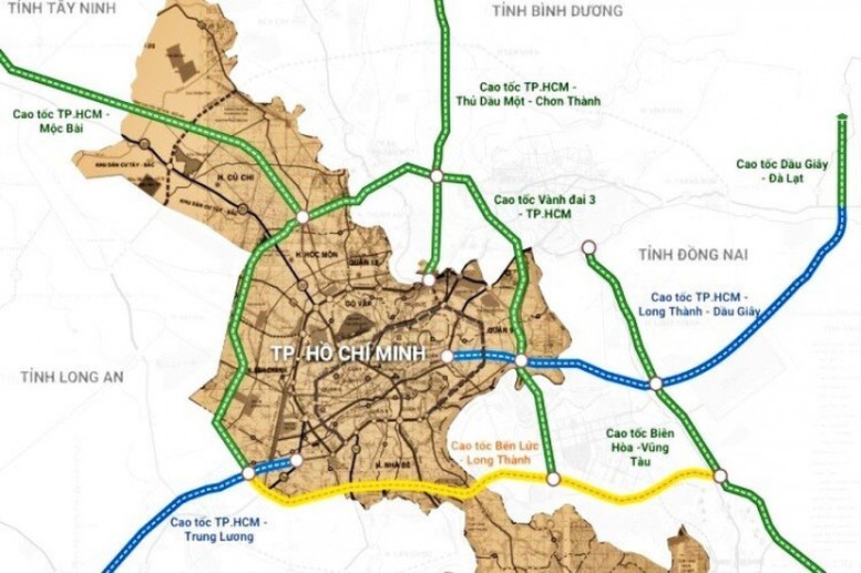 Hướng tuyến một số dự án cao tốc tại Đông Nam Bộ, trong đó có dự án Thành phố Hồ Chí Minh - Thủ Dầu Một - Chơn Thành – Gia Nghĩa. Đồ họa: Báo Giao thông Hướng tuyến một số dự án cao tốc tại Đông Nam Bộ, trong đó có dự án Thành phố Hồ Chí Minh - Thủ Dầu Một - Chơn Thành – Gia Nghĩa. Đồ họa: Báo Giao thông