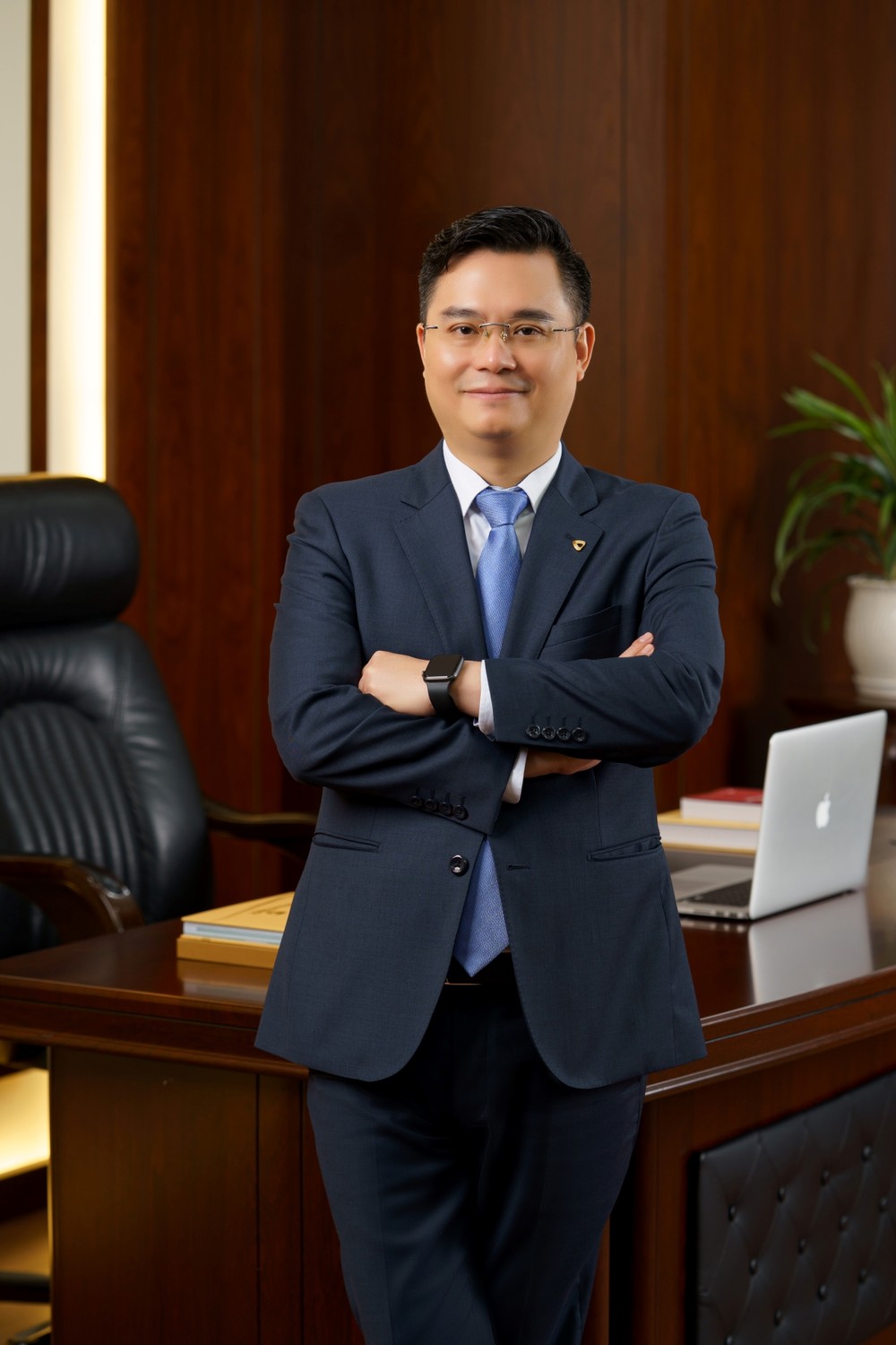 Ông Nguyễn Thanh Tùng - Bí thư Đảng ủy, Chủ tịch Hội đồng quản trị Vietcombank. Ảnh: Duy Thanh 20250124_QHCC_Phongvan_ChutichHDQTVietcombank_01.jpg