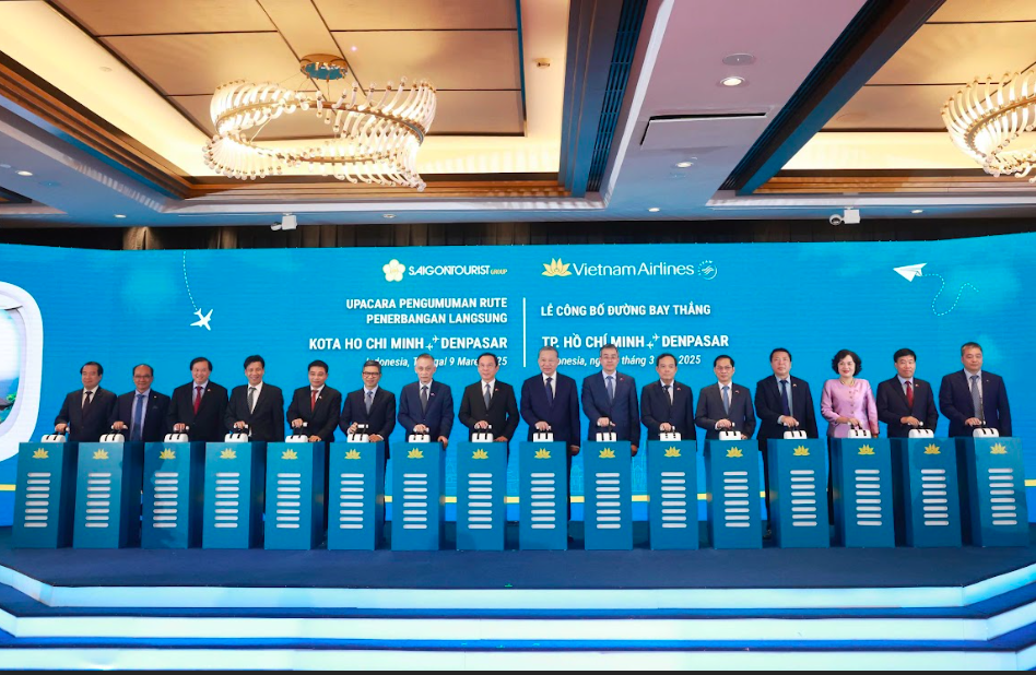 Trong khuôn khổ chuyến thăm cấp Nhà nước của Tổng bí thư Tô Lâm đến Indonesia, Vietnam Airlines đã chính thức công bố khai thác đường bay thẳng giữa Thành phố Hồ Chí Minh và Denpasar. a1.png