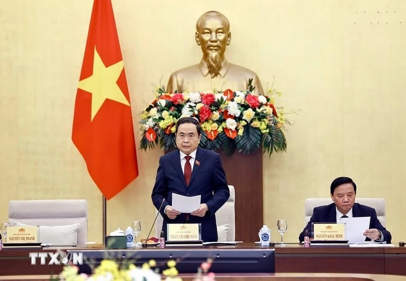 Chủ tịch Quốc hội Trần Thanh Mẫn. (Ảnh: Doãn Tấn/TTXVN). ctqh.jpg