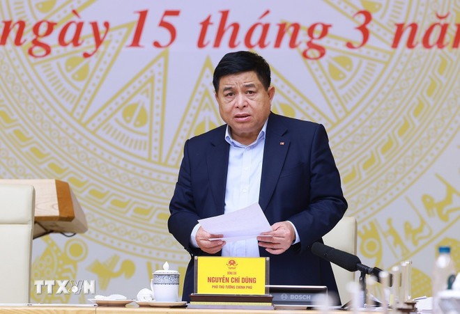 Phó Thủ tướng Nguyễn Chí Dũng chủ trì Phiên họp thứ nhất Ban Chỉ đạo xây dựng Đề án Phát triển kinh tế tư nhân. (Ảnh: Dương Giang/TTXVN) Phó Thủ tướng Nguyễn Chí Dũng chủ trì Phiên họp thứ nhất Ban Chỉ đạo xây dựng Đề án Phát triển kinh tế tư nhân. (Ảnh: Dương Giang/TTXVN)