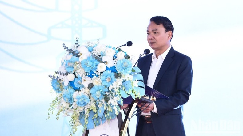 Bí thư Tỉnh ủy Vĩnh Phúc Đặng Xuân Phong phát biểu ý kiến tại buổi lễ. (Ảnh: Trần Hải) Bí thư Tỉnh ủy Vĩnh Phúc Đặng Xuân Phong phát biểu ý kiến tại buổi lễ. (Ảnh: Trần Hải)