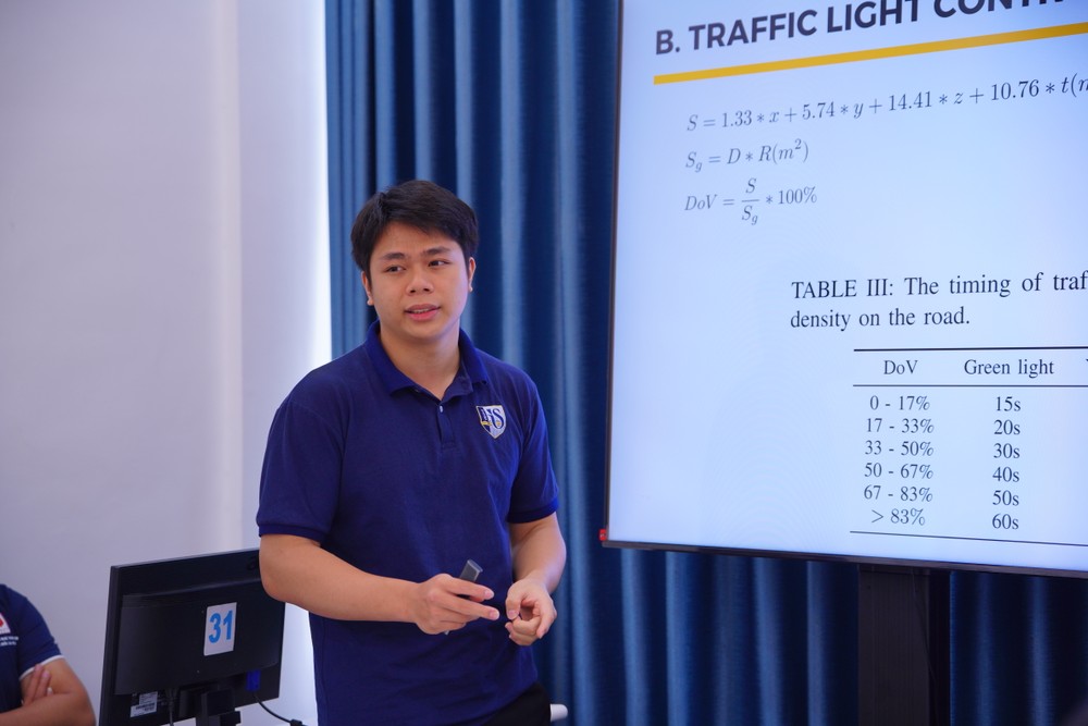 Sinh viên Trường Quốc tế tự tin trình bày báo cáo tại Hội nghị. 10.jpg