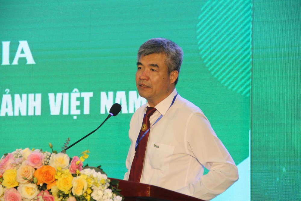 Giáo sư, Tiến sĩ Phạm Văn Cường - Phó Giám đốc Học viện phát biểu khai mạc hội thảo. z6587777384613_12b05cfb69a483b0a07b8d57a811c027.jpg
