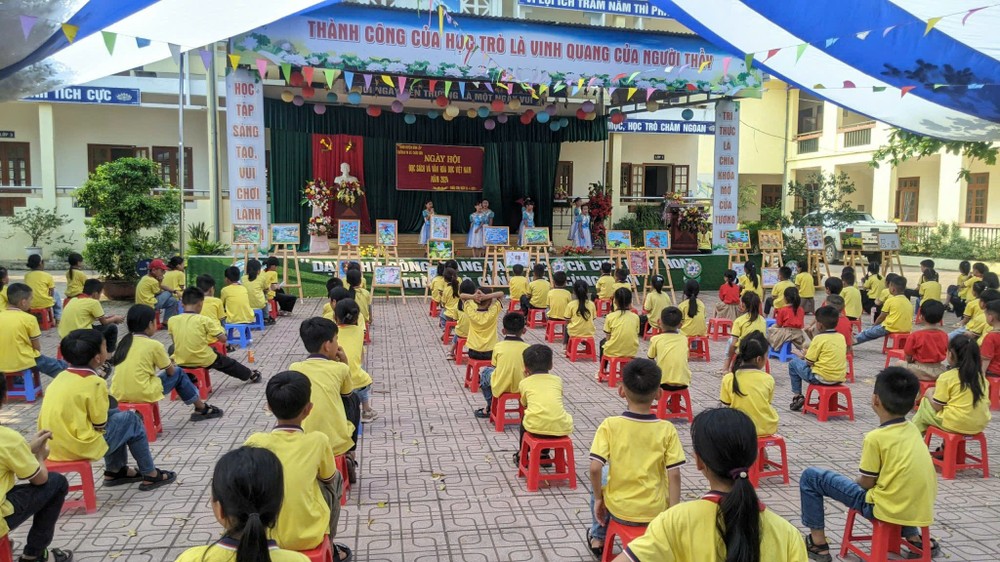 Trường Tiểu học xã Châu Sơn (Huyện Văn Lãng, Tỉnh Lạng Sơn) có 100% học sinh là dân tộc thiểu số. Ảnh: NVCC. 43259506f5af4cf115be.jpg