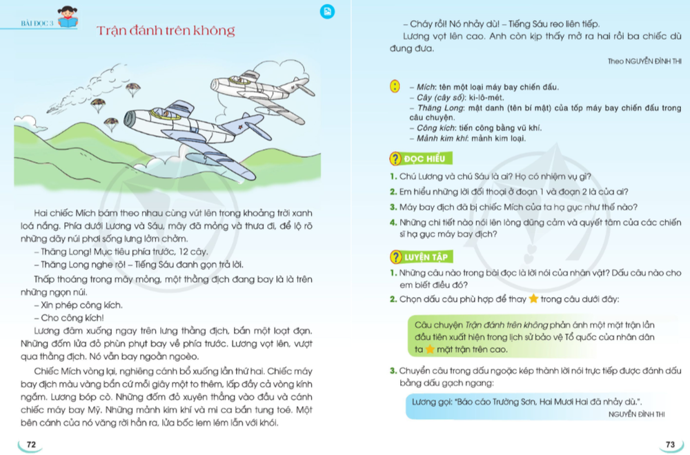 Bài đọc trong sách giáo khoa Cánh Diều mở ra nhiều hướng để giáo viên tích hợp giáo dục kỹ năng sống cho học sinh như tinh thần vượt khó, dũng cảm, tình yêu đất nước và trách nhiệm với Tổ quốc. Ảnh: website Nhà xuất bản Đại học Sư phạm Thành phố Hồ Chí Minh. Bài đọc trong sách giáo khoa Cánh Diều mở ra nhiều hướng để giáo viên tích hợp giáo dục kỹ năng sống cho học sinh như tinh thần vượt khó, dũng cảm, tình yêu đất nước và trách nhiệm với Tổ quốc. Ảnh: website Nhà xuất bản Đại học Sư phạm Thành phố Hồ Chí Minh.