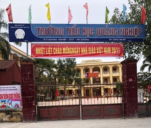 Trường Tiểu học Quảng Nghiệp. Ảnh: Website nhà trường. unnamed.jpg
