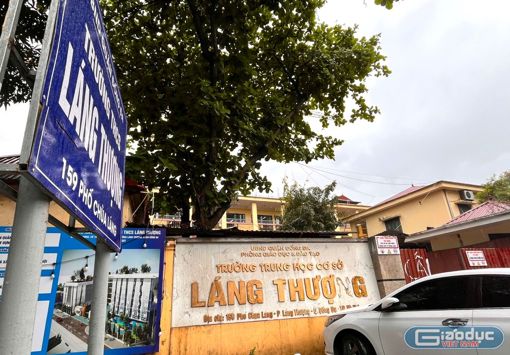 Trường Trung học cơ sở Láng Thượng. Ảnh: Nhi Anh. GDVN_THCS LÁNG THƯỢNG.jpg