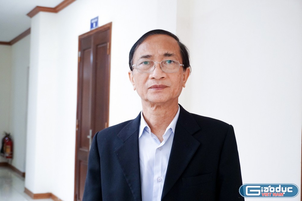 Tiến sĩ Hoàng Ngọc Vinh, nguyên Vụ trưởng Vụ Giáo dục chuyên nghiệp, Bộ Giáo dục và Đào tạo. (Ảnh: PM) gdvn-ts-vinh-4319.jpg