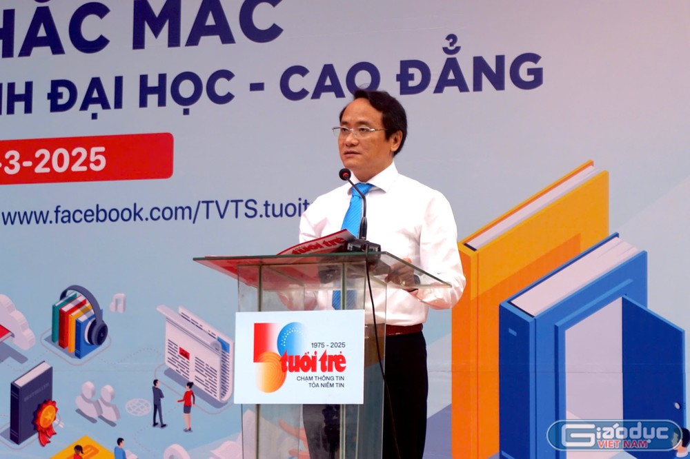 Nhà báo Nguyễn Hoàng Nguyên - Phó Tổng Biên tập Báo Tuổi Trẻ. (Ảnh: Thúy Hiền) gdvn-nguyen hoang nguyen.jpg