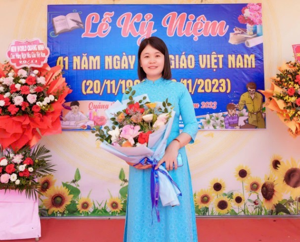 Cô Nguyễn Thị Phượng - Hiệu trưởng Trường Tiểu học, Trung học cơ sở và Trung học phổ thông Yên Hưng (Thị xã Quảng Yên, tỉnh Quảng Ninh). Ảnh: NVCC. co-phuong.jpg
