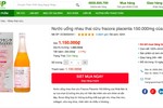 Cẩn trọng với quảng cáo Fracora Placenta Drink trên website hangngoainhap.com.vn