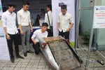 Sinh viên Bách khoa sáng chế phương tiện thủy - bộ thu gom rác