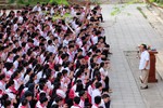 700 học trò chuyên Lê Quý Đôn, Đông Hà trò chuyện với Giáo sư Nguyễn Lân Dũng