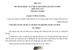 Kỳ vọng đề thi Ngữ văn vào 10 không rập khuôn, HS có "đất" thể hiện năng lực