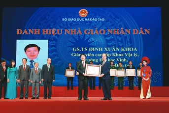 Nhà giáo Nhân dân Đinh Xuân Khoa: NCKH là đòn bẩy nâng cao chất lượng đào tạo