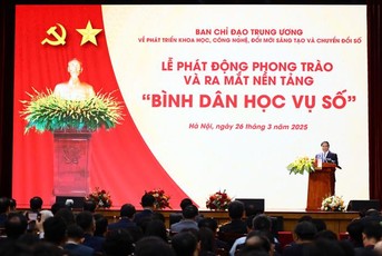 Thủ tướng phát động phong trào “Bình dân học vụ số”