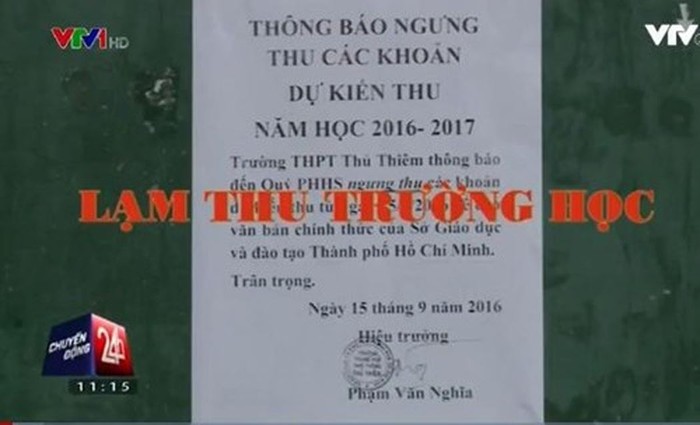 Cấm lợi dụng danh nghĩa Ban đại diện cha mẹ học sinh thu các khoản sai quy định