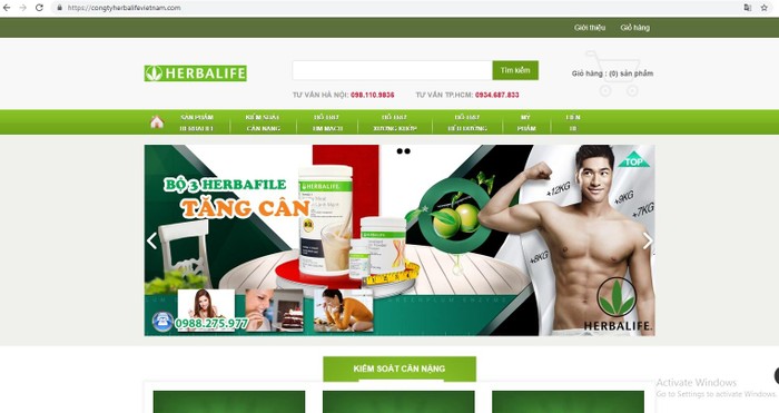 Cẩn trọng với thông tin quảng cáo Herbalife