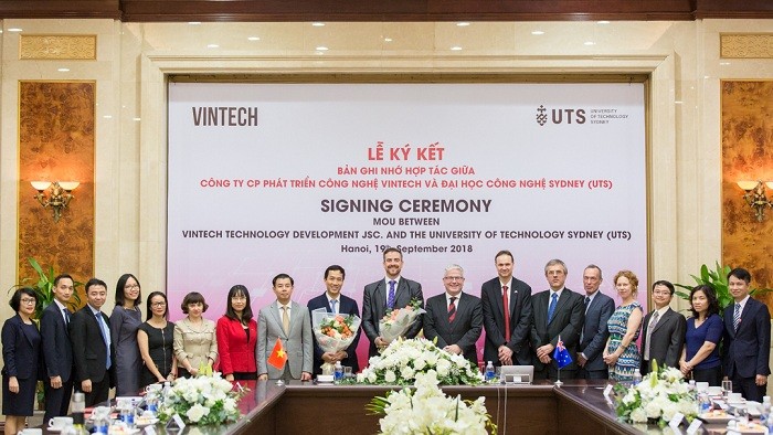 VinTech và Đại học Công nghệ Sydney ký bản ghi nhớ hợp tác về công nghệ