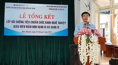 Ở Diên Khánh, giáo viên đi học bồi dưỡng chức danh nghề nghiệp không mất tiền