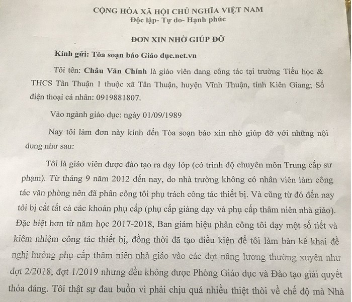 Ông Tâm 16 tuổi đã làm thầy và câu chuyện nhà giáo nước mắt chan cơm