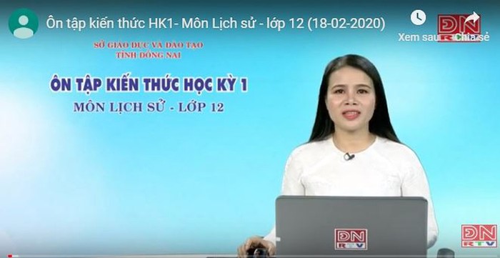 Dạy học trên truyền hình là biện pháp tối ưu khi học sinh không thể đến trường