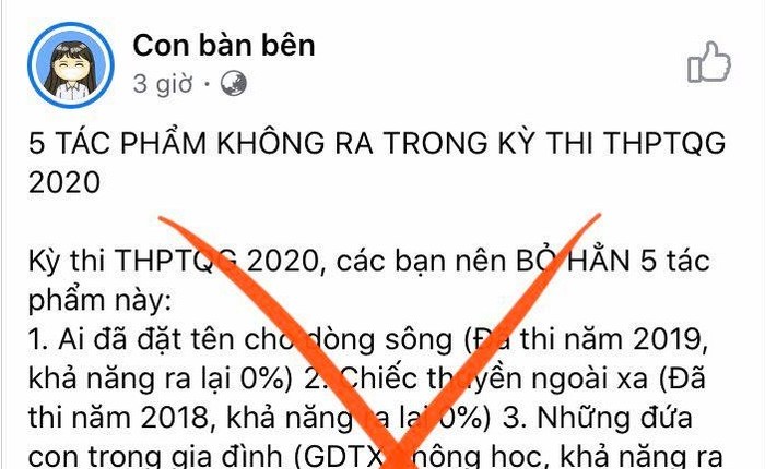 Cảnh báo giới hạn tác phẩm Ngữ văn cho kì thi quốc gia!