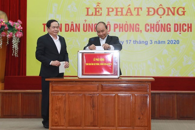 Phát động toàn dân chung tay, đóng góp chống dịch Covid-19