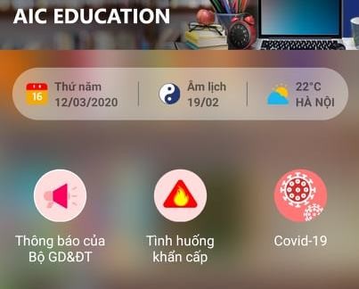 Tự thiết kế lớp học trực tuyến dễ dàng từ ứng dụng miễn phí AIC Education