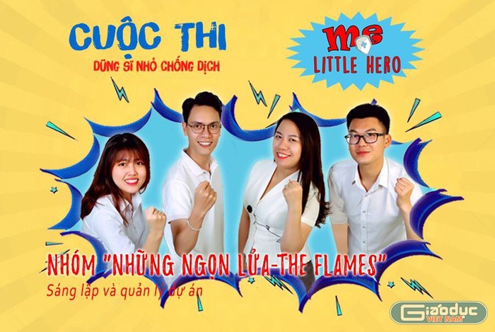 Nhóm giáo viên sáng tạo cuộc thi Dũng sĩ nhỏ chống dịch Covid-19